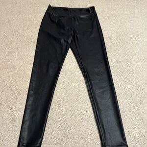 Faux leather leggings!